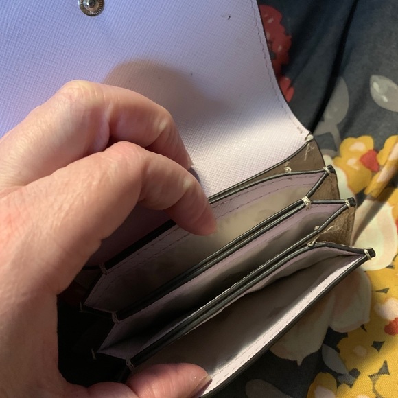 Light pink/nude Kate spade card holder wallet - Picture 4 of 5